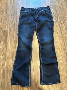 Silver Jeans Dark Blue Bootcut Jeans